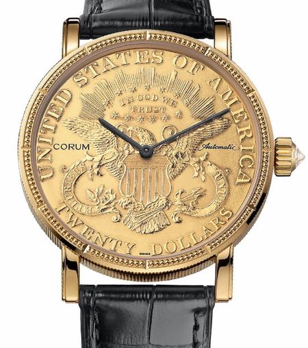 Review Corum C293 / 00831 - 293.645.56 / 0001 MU51 Coin $ 20 Gold Coin fake watches